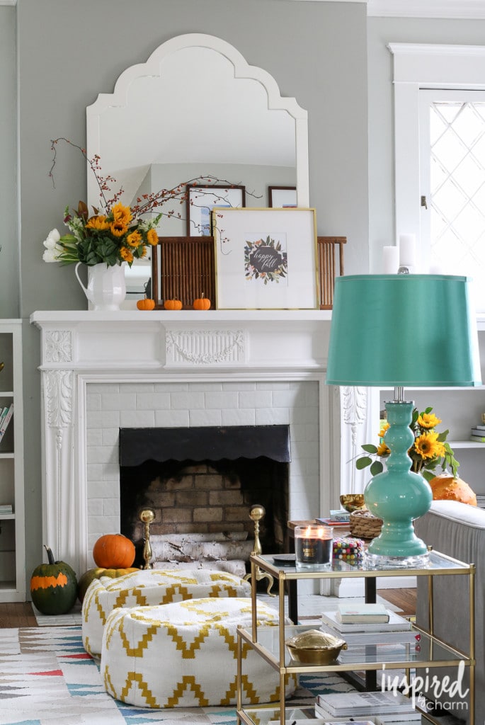 Inspired by Charm Fall Home Tour - Favorite Fall Decor Ideas