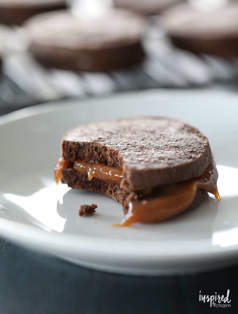 Dulce de Leche Chocolate Sandwich Cookies | Inspired by Charm | Bloglovin’