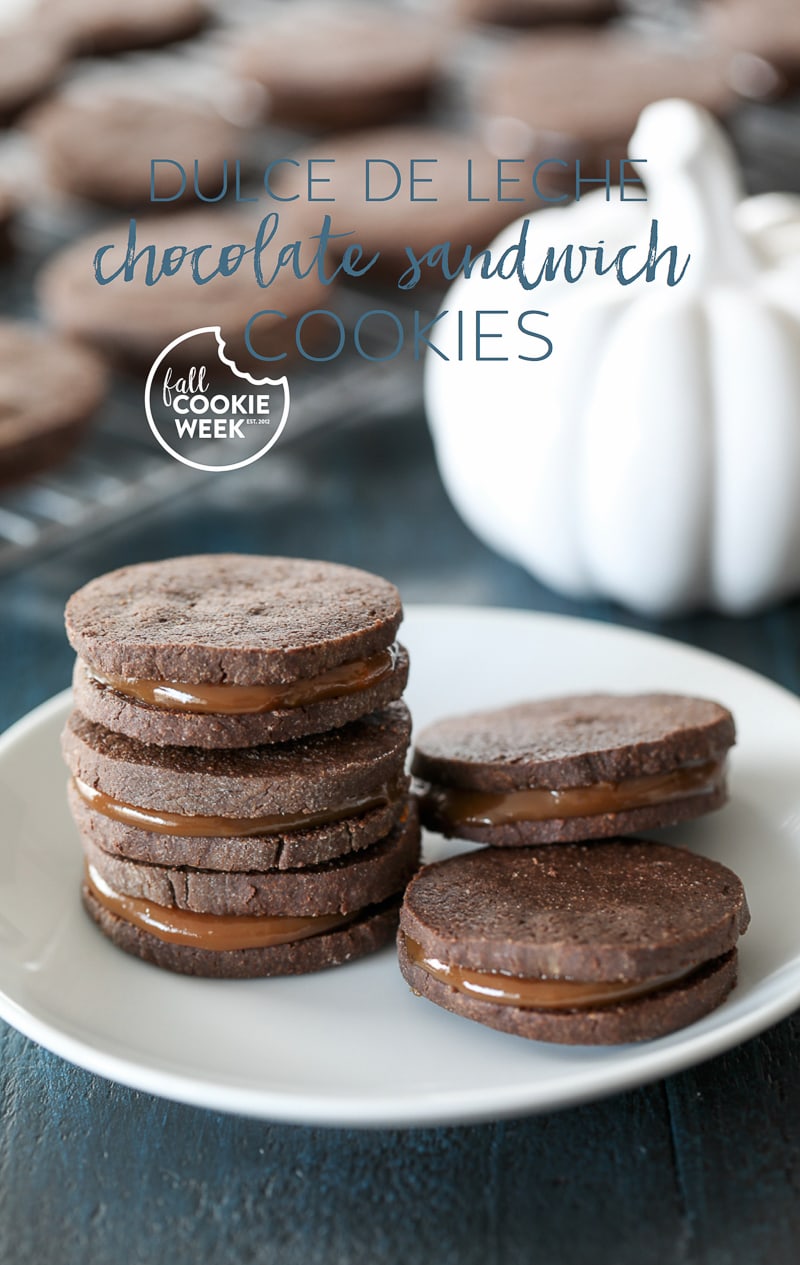 Dulce de Leche Chocolate Sandwich Cookies - Inspired by Charm