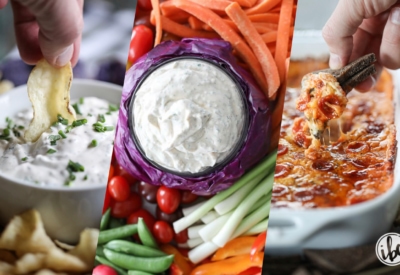 A Collection of the BEST Easy and Delicious Dip Recipes #easy #delicious #dip #recipes #appetizer #dips #partyfood #appetizers #snack