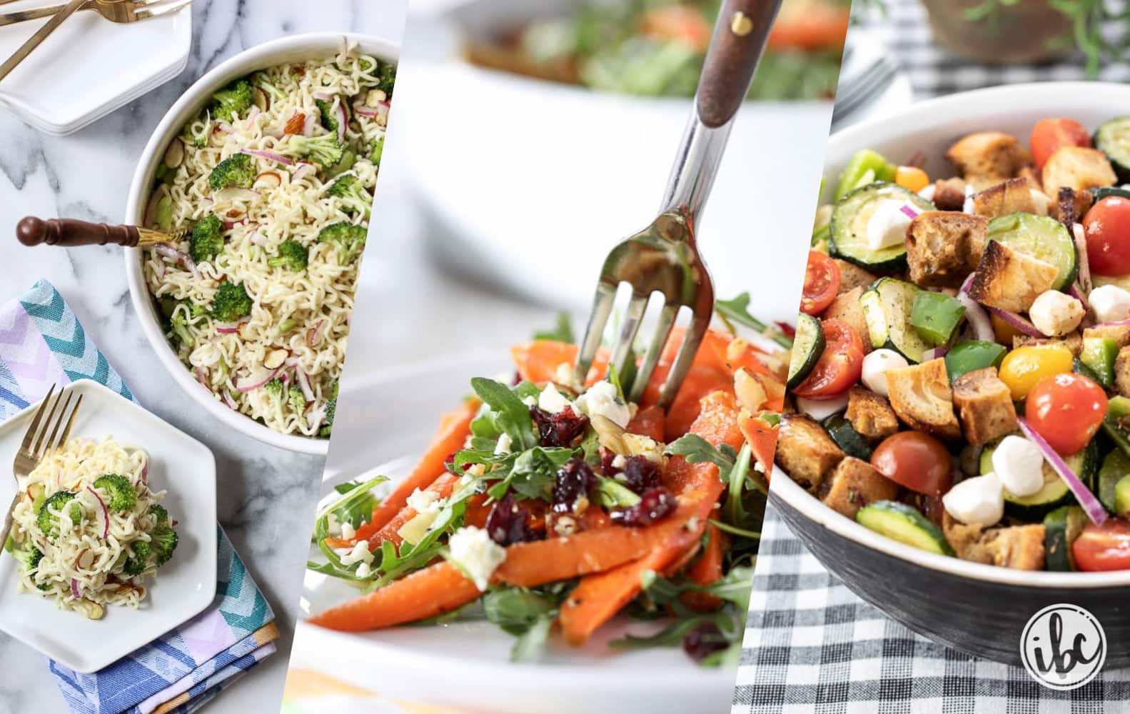 Unique and Delicious Salad Recipes #salad #recipe #lettuce #panzanella #pastasalad #pasta #potatosalad #dessertsalad