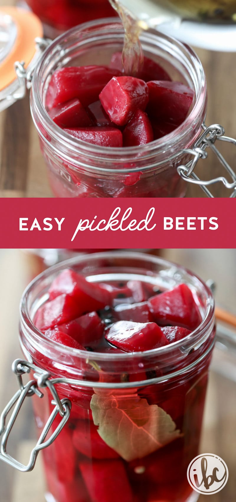 How to make Easy Pickled Beets. These #pickled #beets make a great #appetizer, side dish, or topping for a salad!