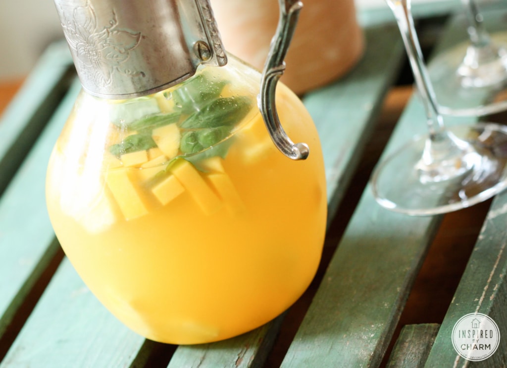 Pineapple, Mango and Basil Sangria | Inspired by Charm 