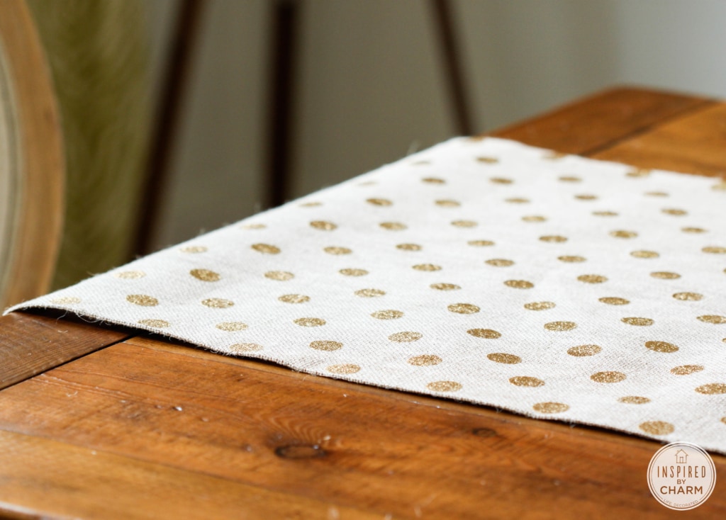 DIY No Sew Burlap Table Runner | Inspired by Charm #31daysofhome