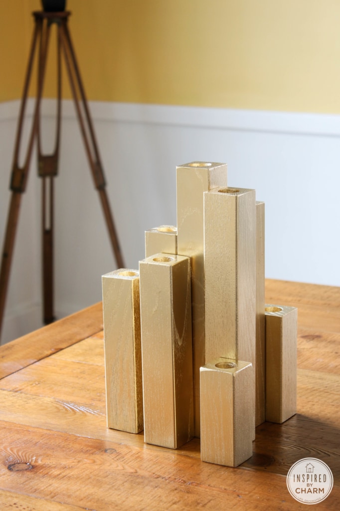 Multiple Tape Candle Holder | Inspired by Charm #31daysofhome
