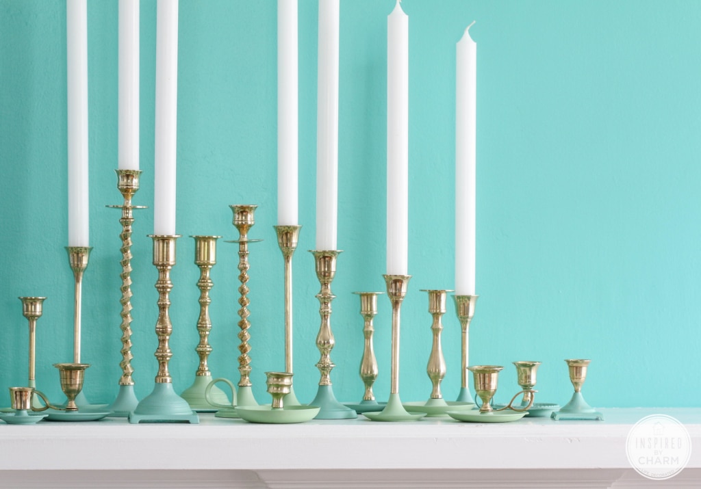 Paint Dipped Candlesticks | Inspired by Charm #31daysofhome