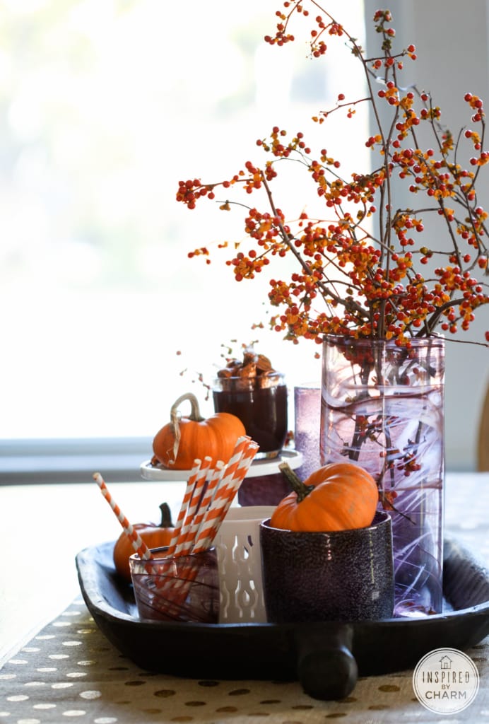 Tips for Styling the Perfect Fall Centerpiece | Inspired by Charm #31daysofhome