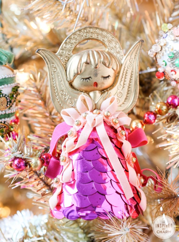 Addicted: Vintage Beaded Christmas Ornaments | Inspired by Charm  #IBCholiday