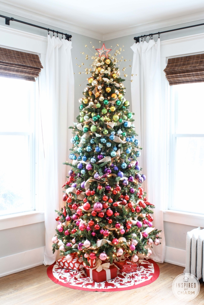 A Colorful Christmas Tree | Inspired by Charm #IBCholiday #12days72ideas #myBGT