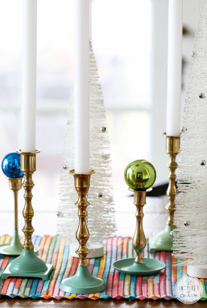 Colorful Christmas Centerpiece | Inspired by Charm #12Days72ideas #IBCholiday
