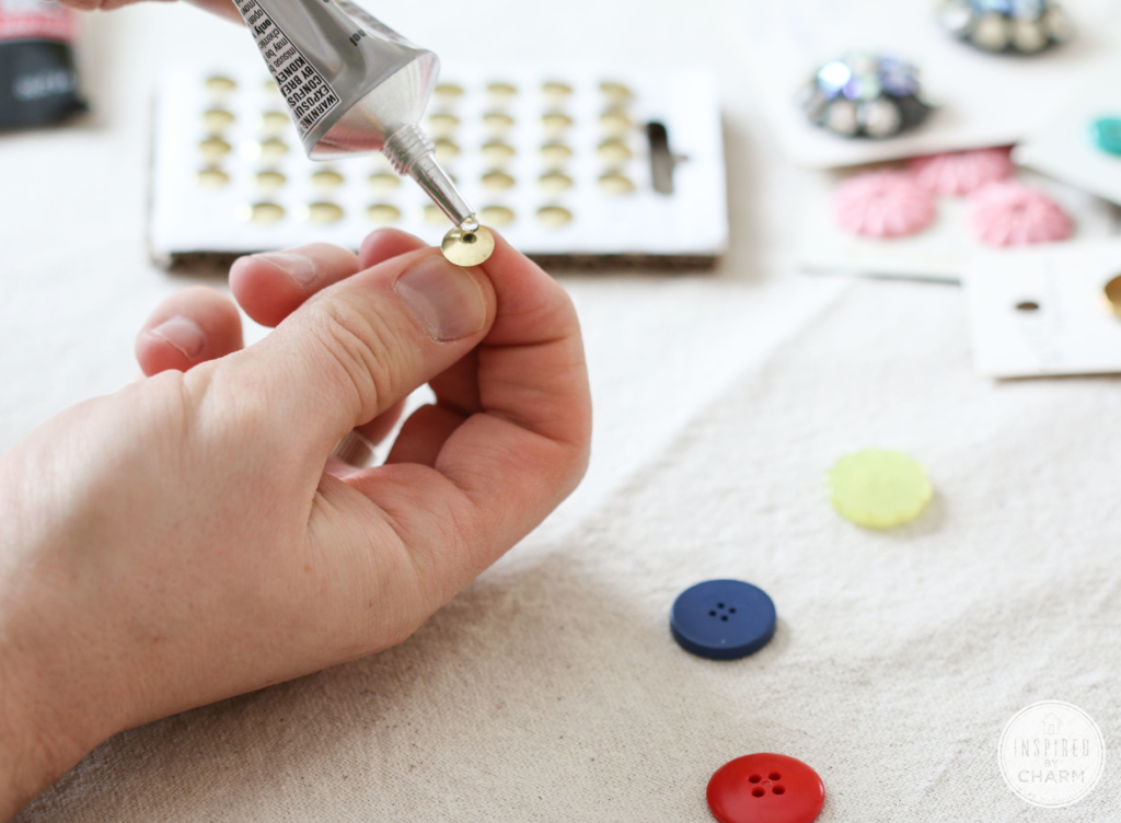 DIY Button Thumb Tacks | Inspired by Charm