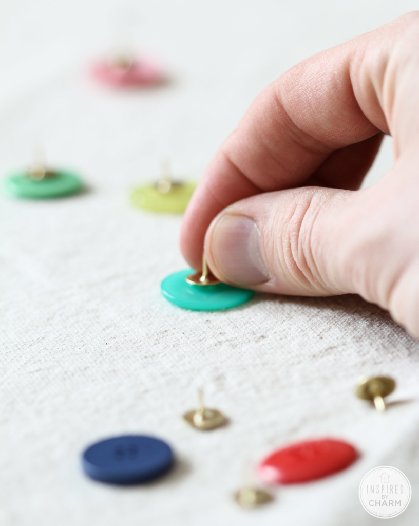 DIY Button Thumb Tacks | Inspired by Charm