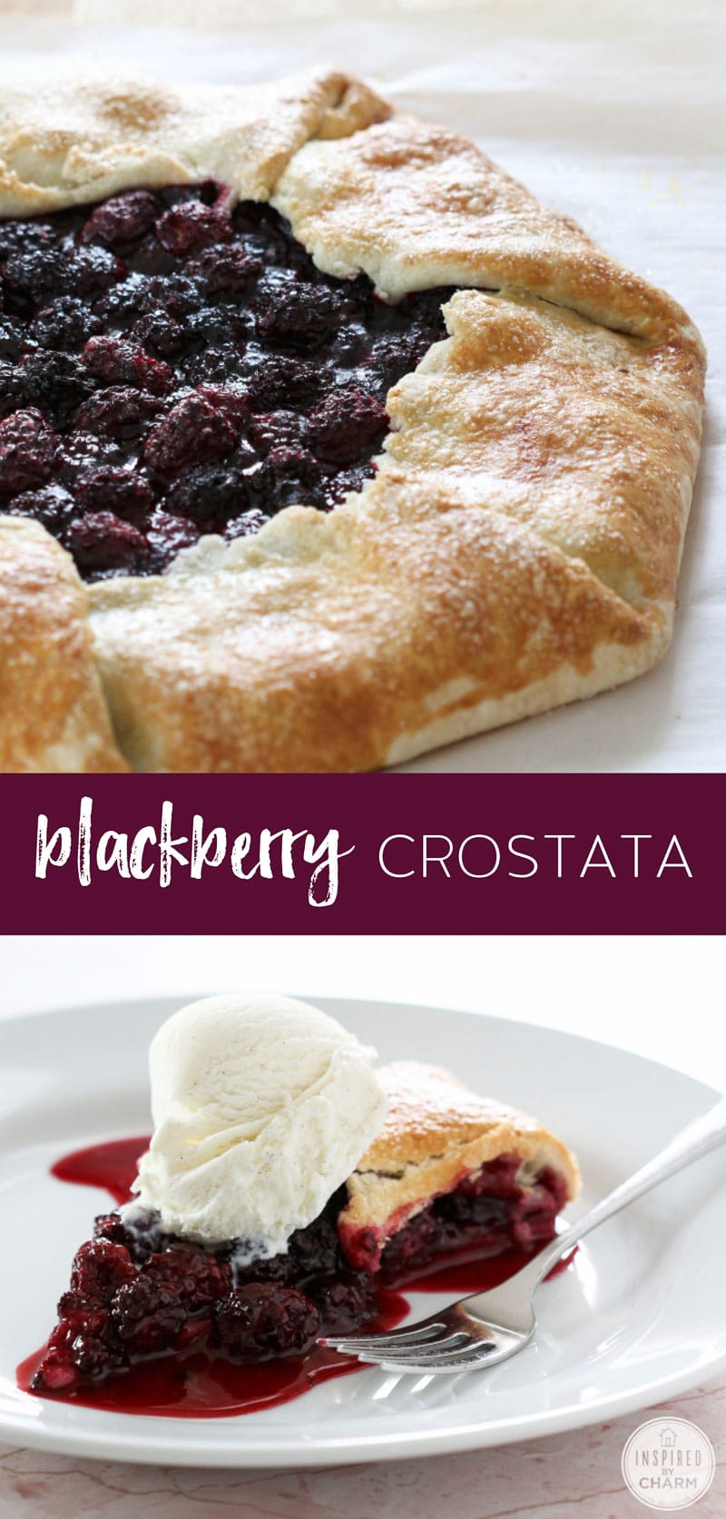 Crostata Recipe may become your new favorite summer dessert! #blackberry #crostata #summer #dessert #recipe