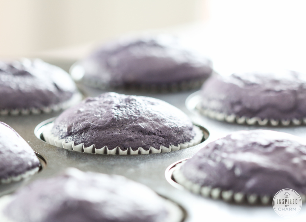 Purple Velvet Cupcakes | Inspired by Charm 