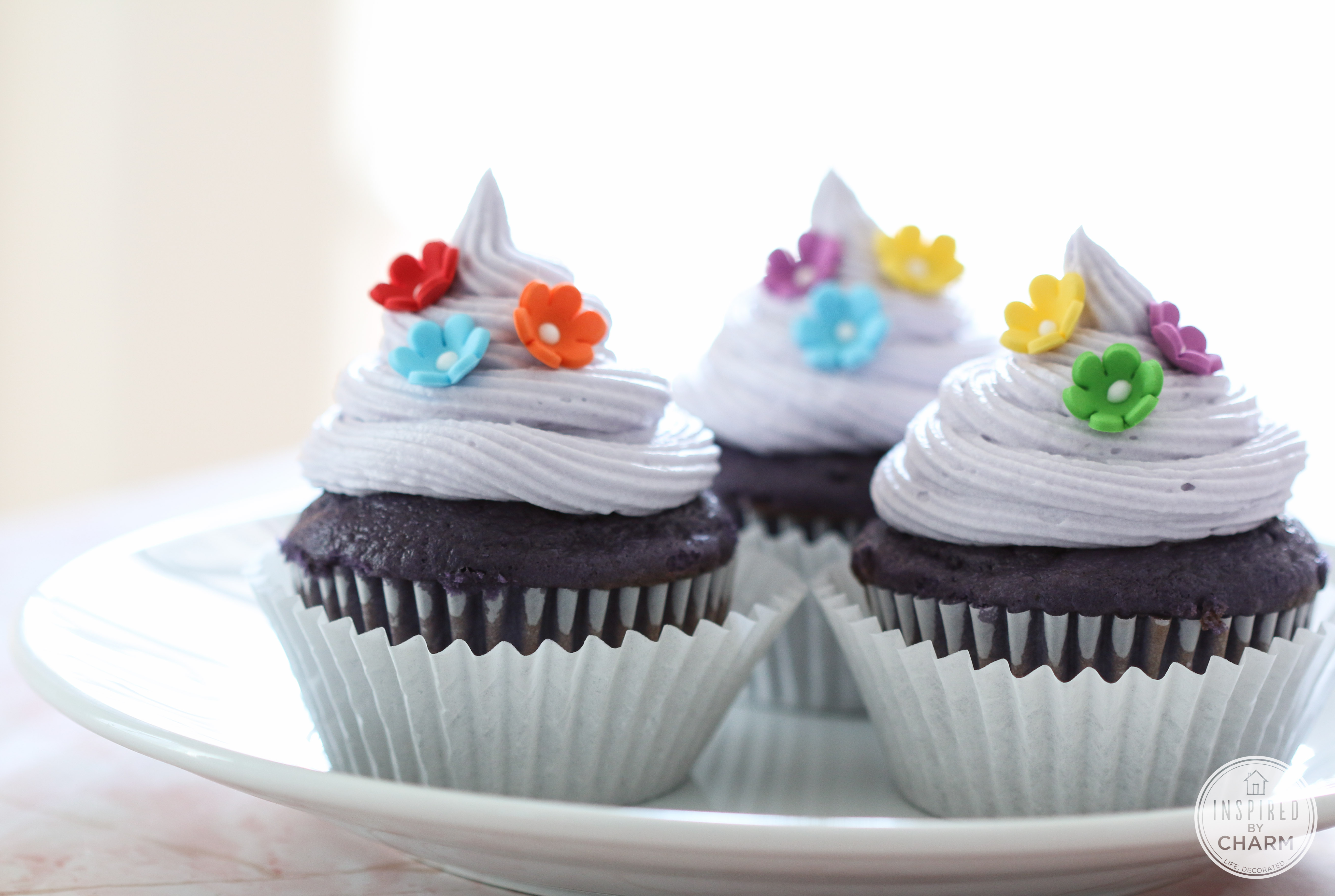Purple Velvet Cupcakes