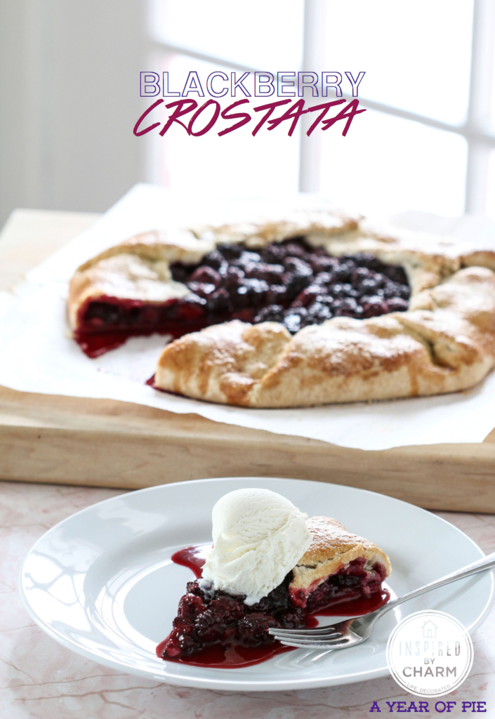Blackberry Crostata Recipe | Inspired by Charm #ayearofpie