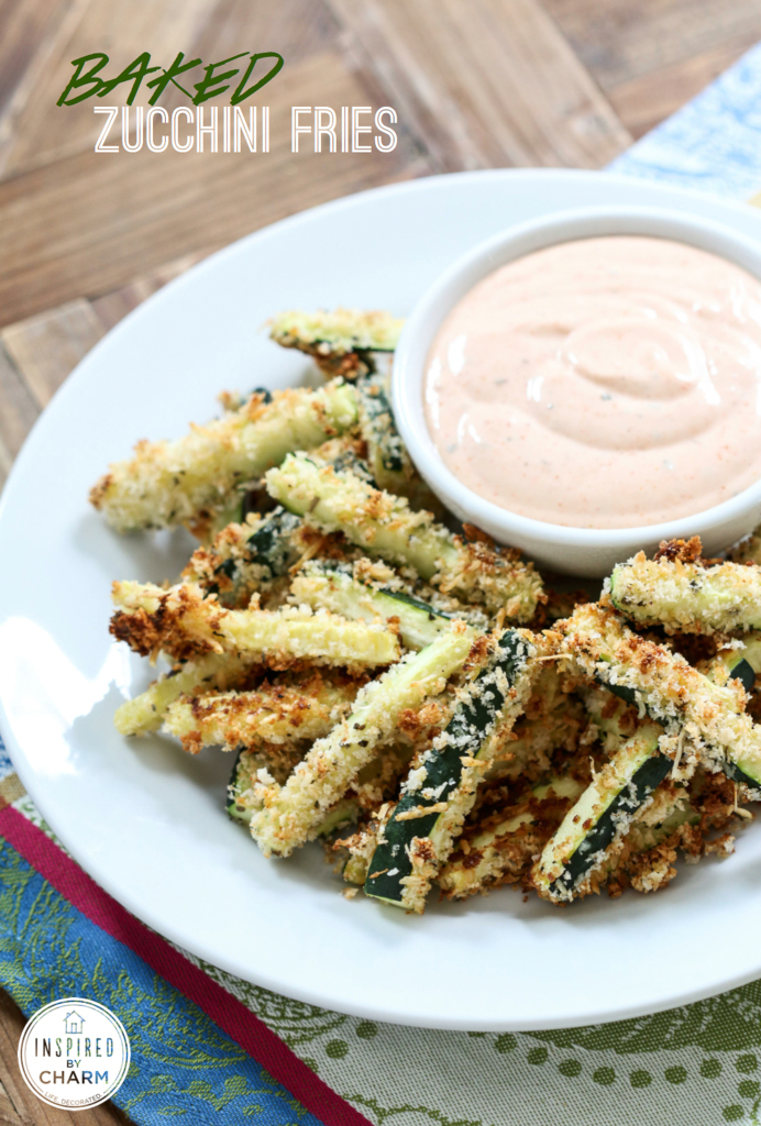 Baked Zucchini Fries | Inspired by Charm