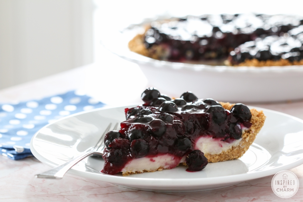 Blueberry Cream Pie With Graham Cracker Crust 9524