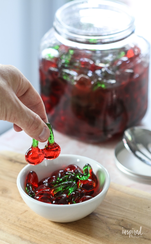 Rummy Cherries (Alcohol Soaked Gummies) #gummybears #rum #cocktail #cocktails
