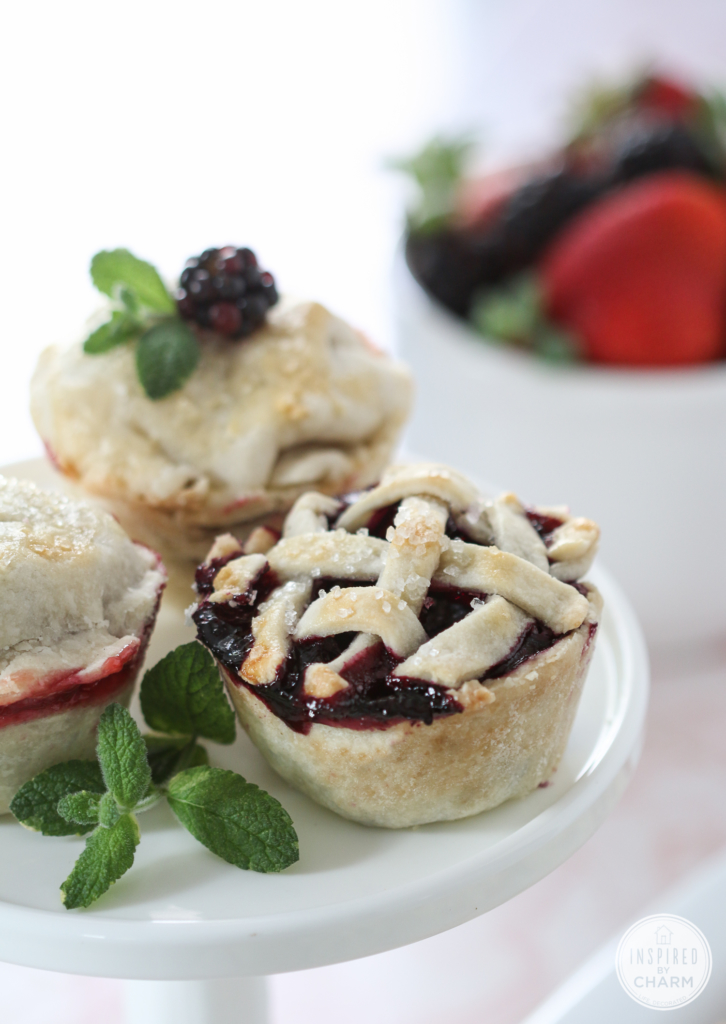 Berry Cup Pies | Inspired by Charm #ayearofpie