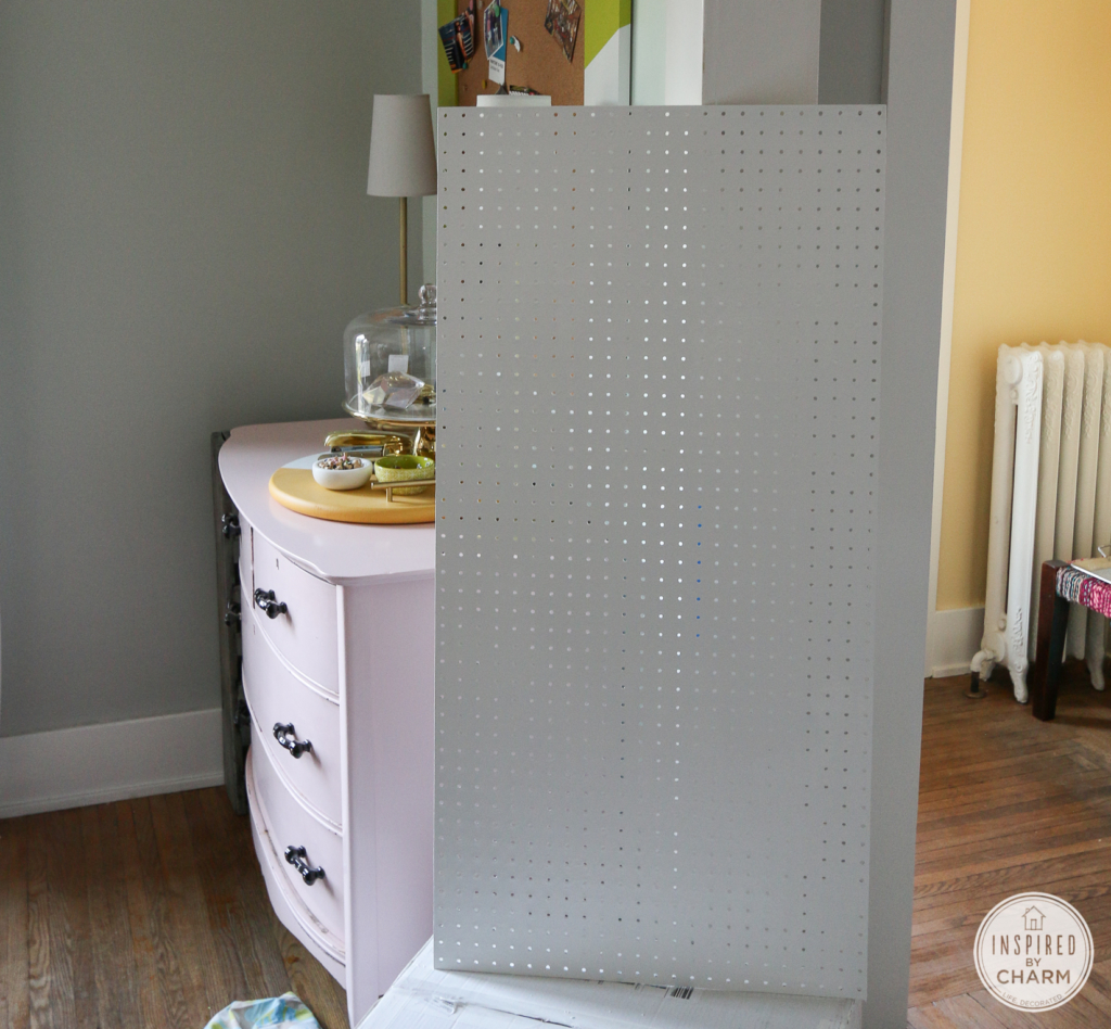 Pegboard Kitchen Storage | Inspired by Charm 