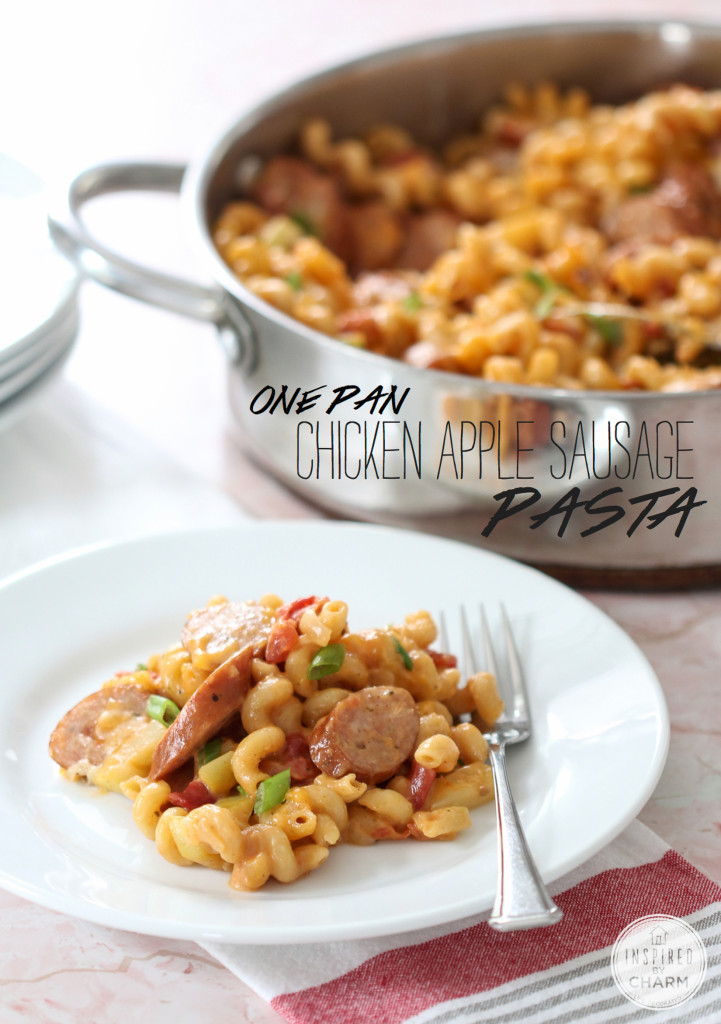 One Pan Chicken Apple Sausage | Inspired by Charm 