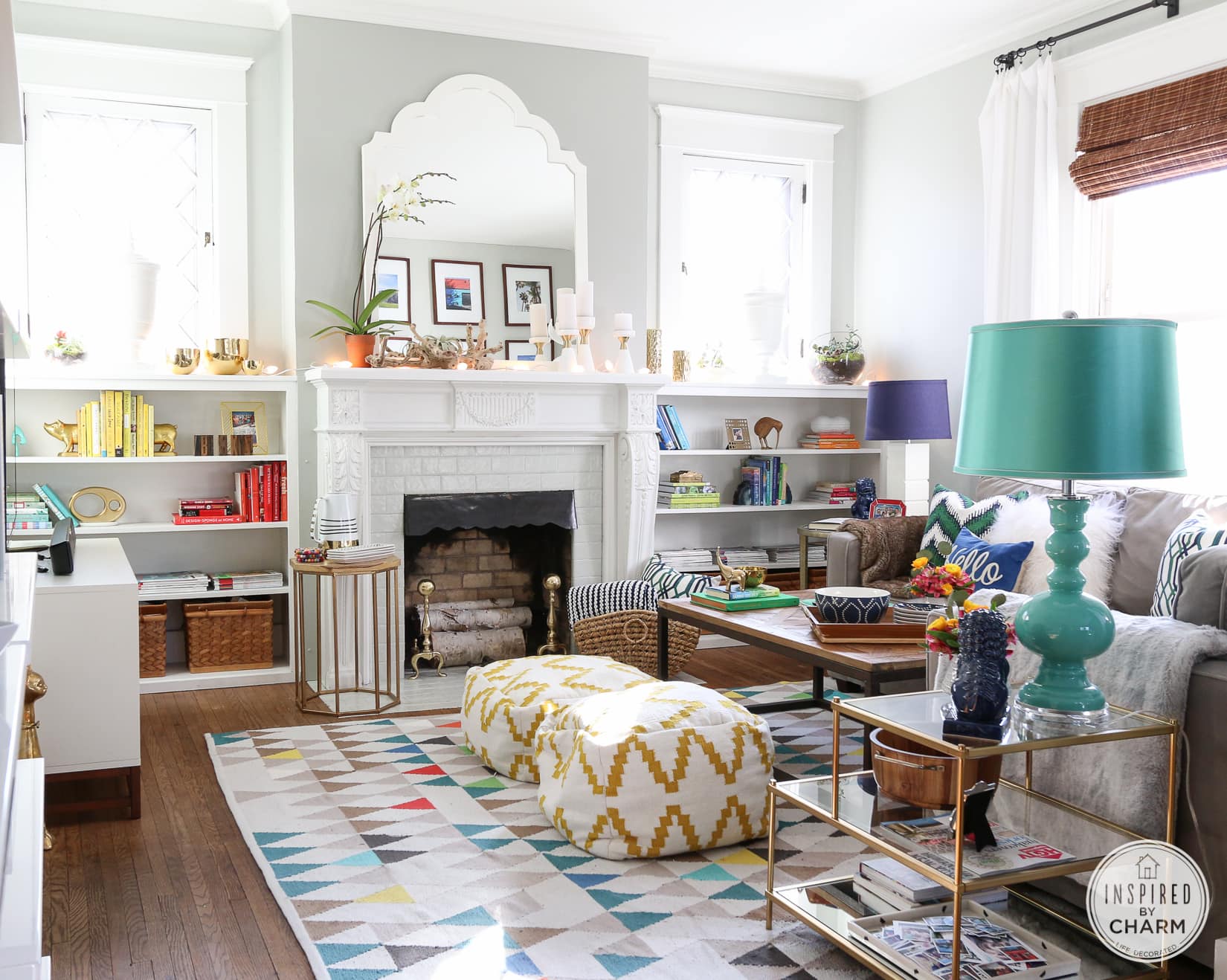 Fresh and Party-Ready Living Room | Inspired by Charm