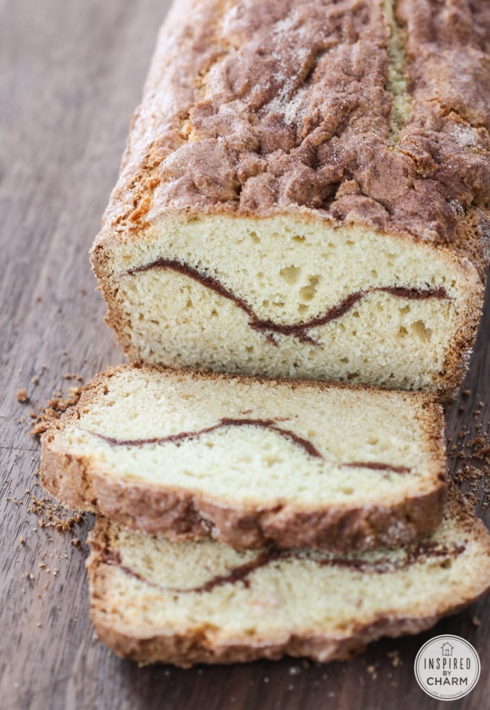 Cinnamon Sour Cream Bread | Inspired by Charm