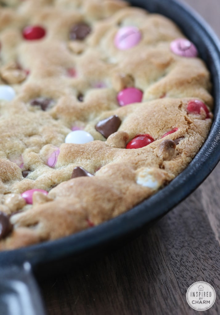 Skillet Cookie Cake | Inspired by Charm #ayearoftheskillet