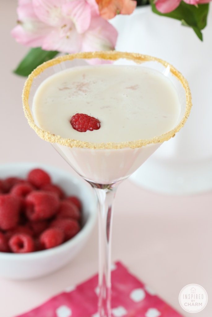 Raspberry Cheesecake Martini |Inspired by Charm
