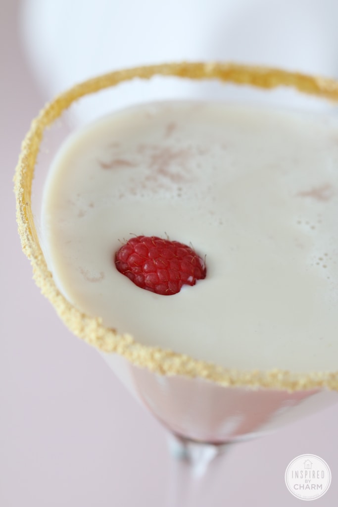 Raspberry Cheesecake Martini |Inspired by Charm