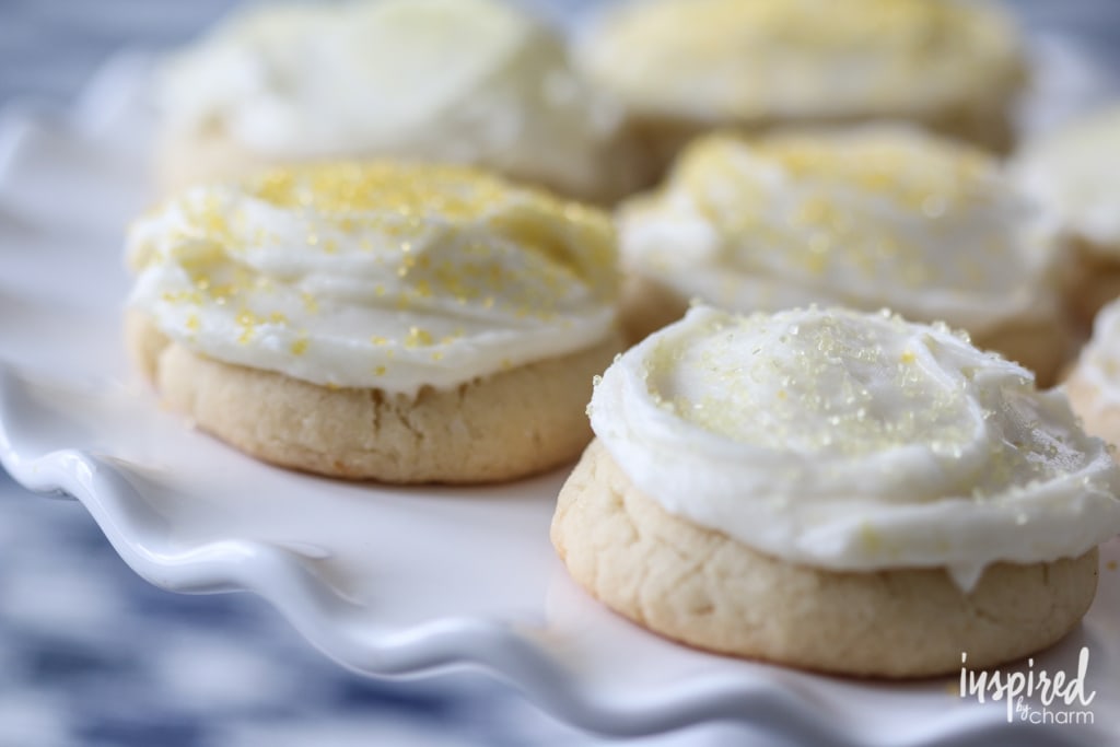 Frosted Lemon Cookies | Inspired by Charm