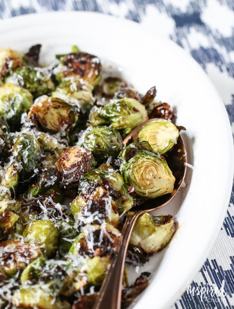 Roasted Balsamic Brussels Sprouts | Inspired by Charm 