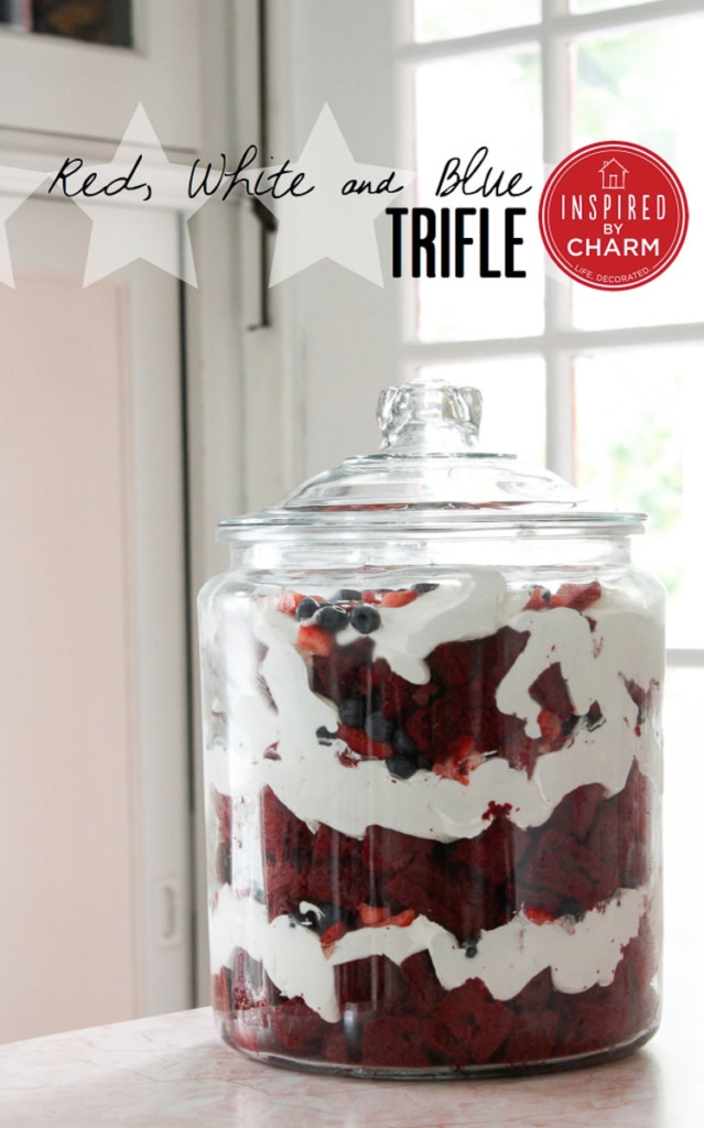 Red, White, and Blue Trifle | Inspired by Charm