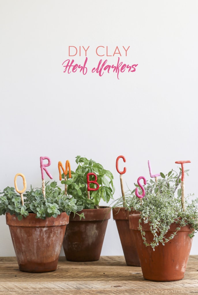 DIY Clay Herb Markers | Inspired by Charm 
