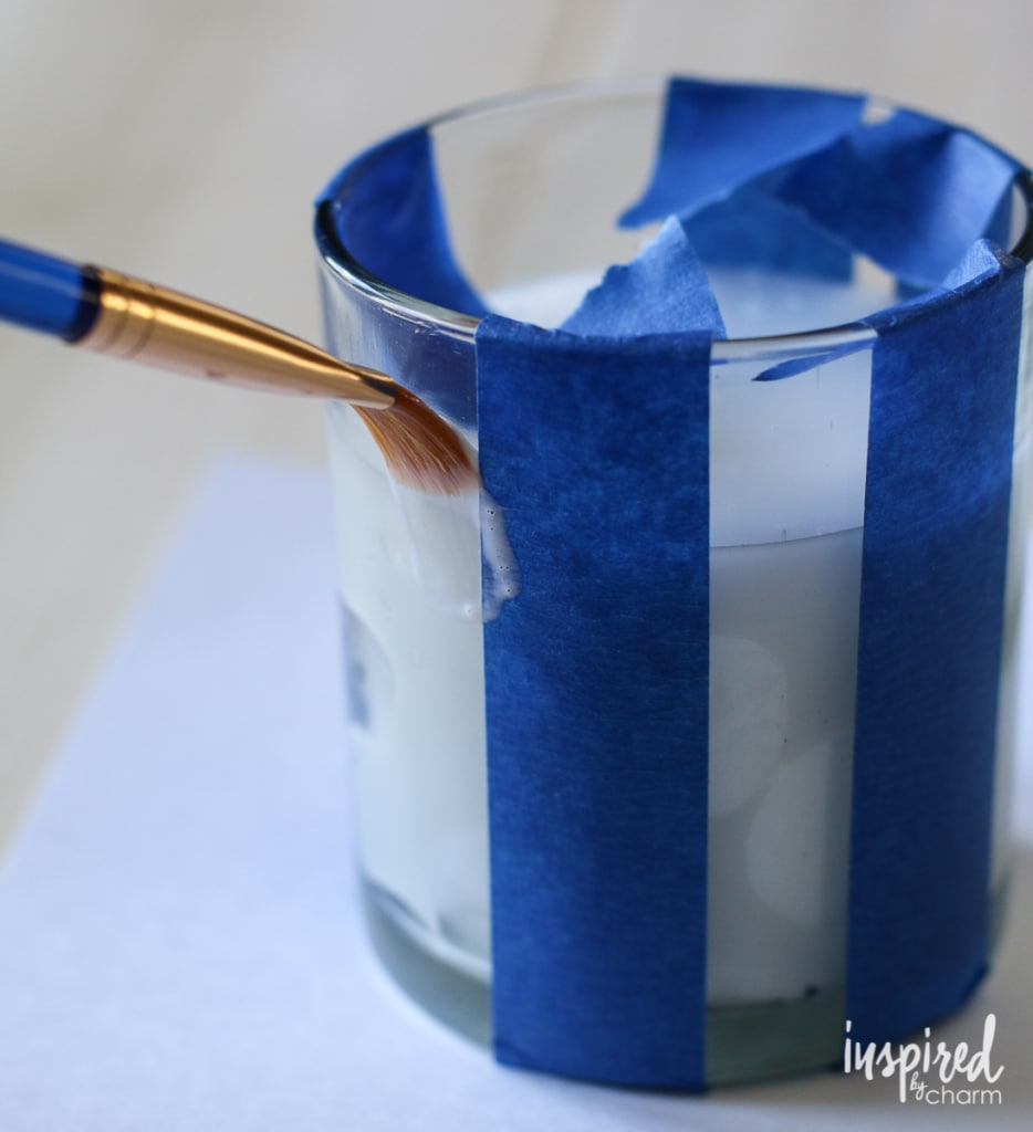DIY Gold-Leaf Citronella Candles | Inspired by Charm 
