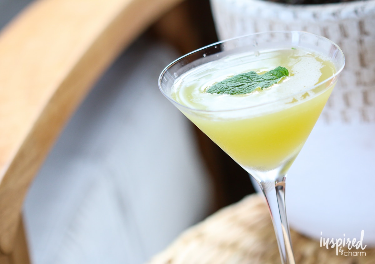 Spicy Chiptole Pineapple Martini | Inspired by Charm