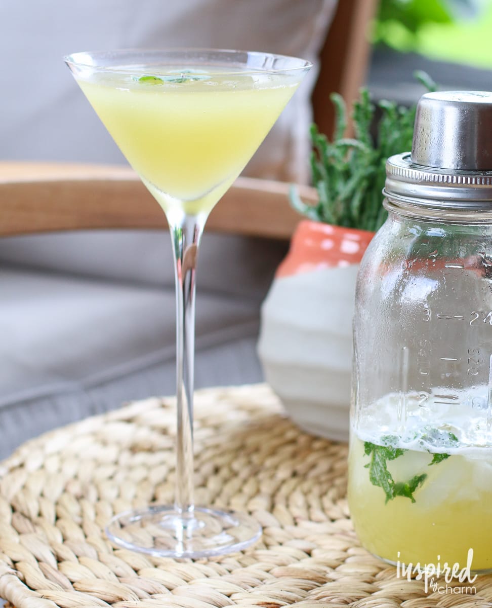 Spicy Chipotle Pineapple Martini #summer #cocktail #recipe #spicy #pineapple #chipotle #martini