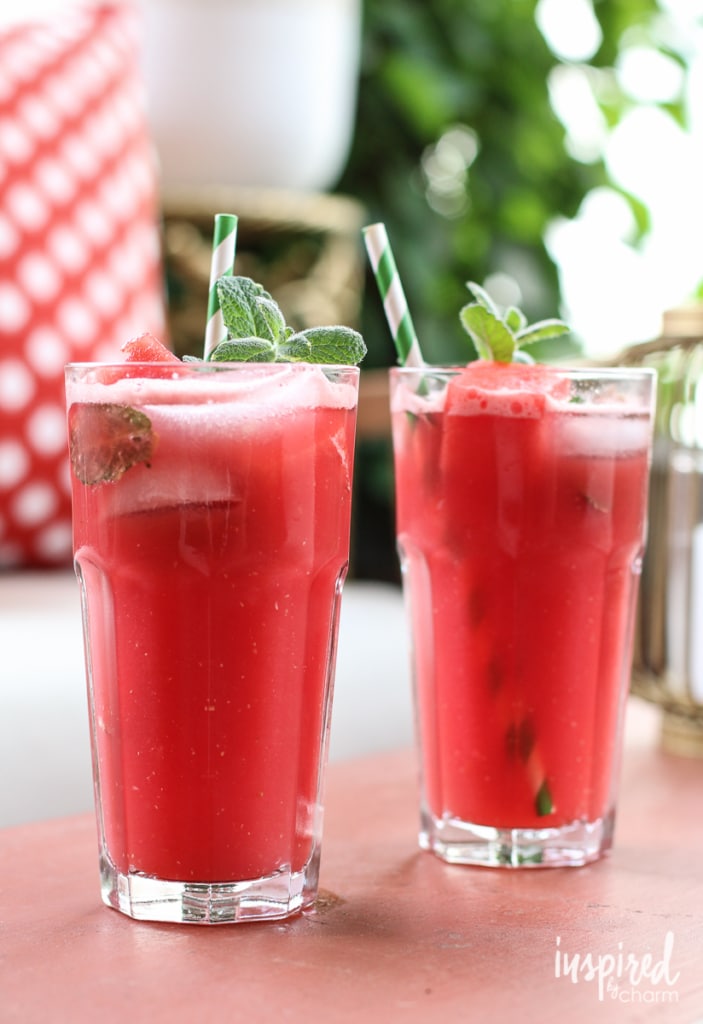 Watermelon Mojitos | Inspired by Charm