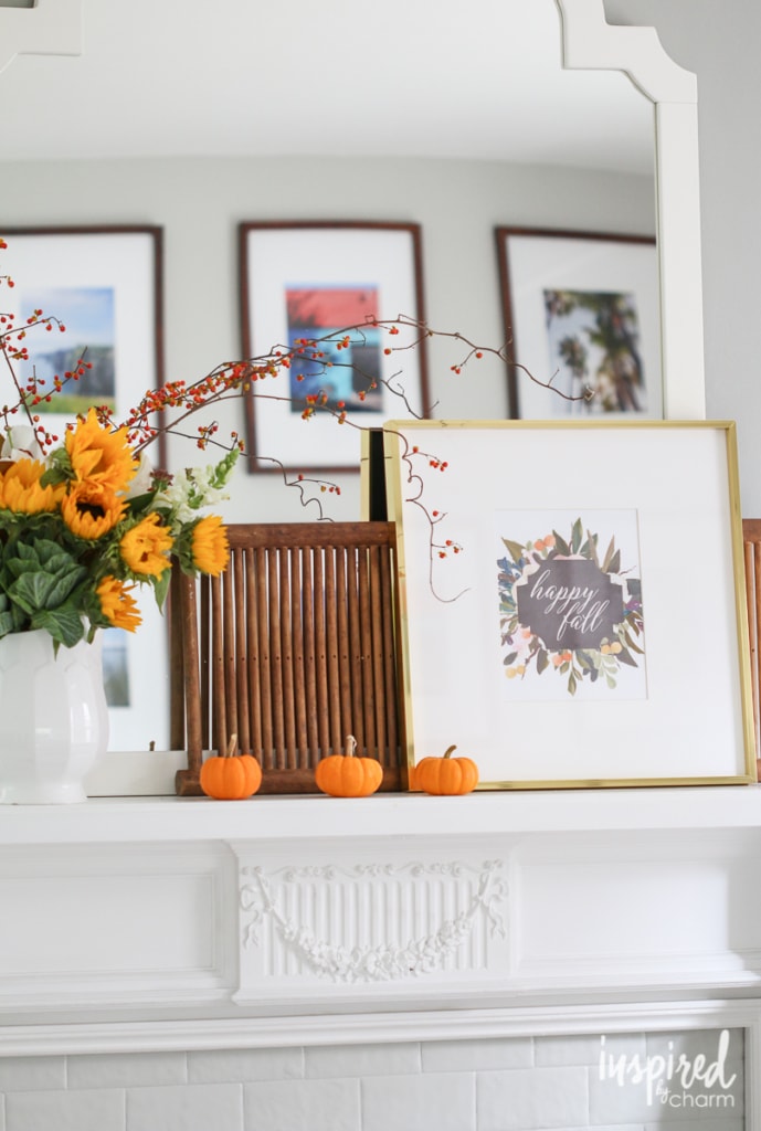 10 Quick and Easy Fall Decorating Ideas | inspiredbycharm.com