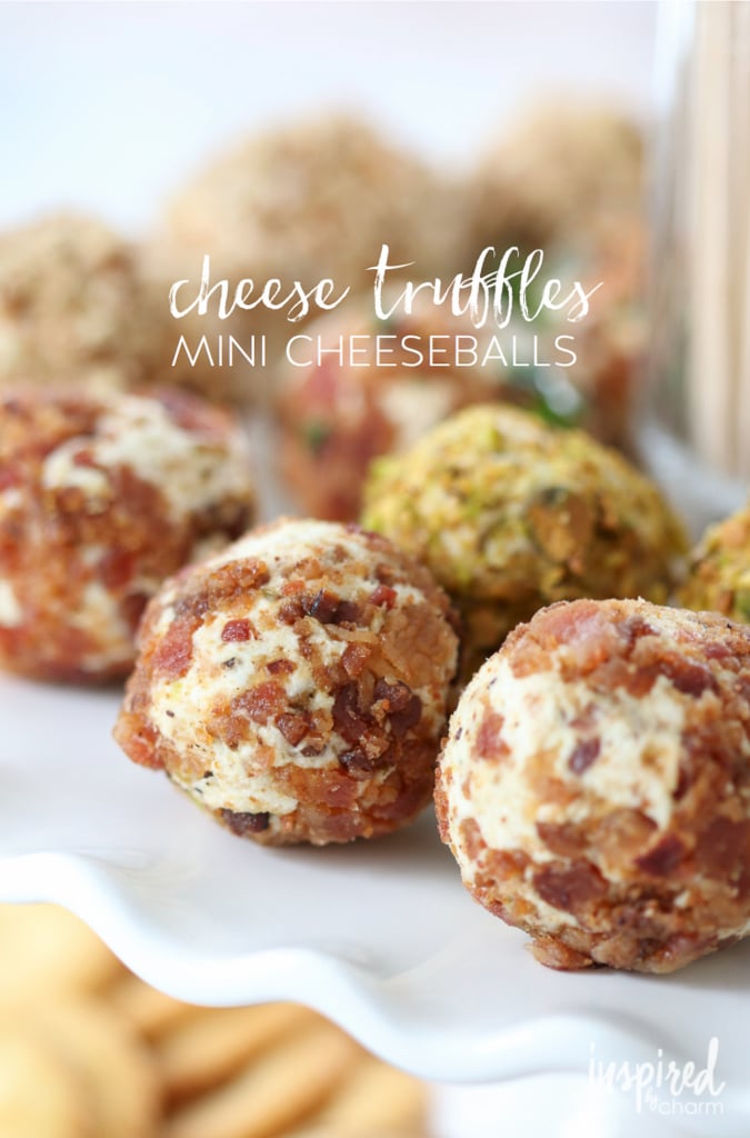 Cheese Truffles // Holiday Bacon-Inspired Appetizers | inspiredbycharm.com