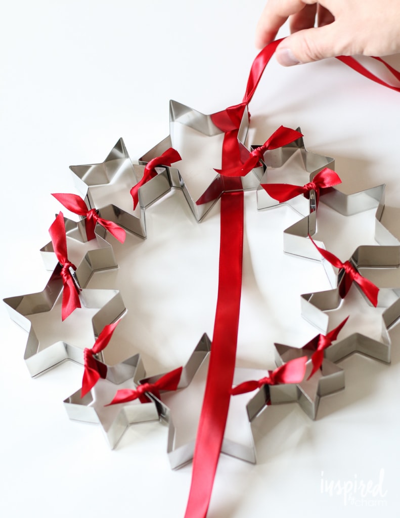 DIY Cookie Cutter Wreath | inspiredbycharm.com #IBCholiday
