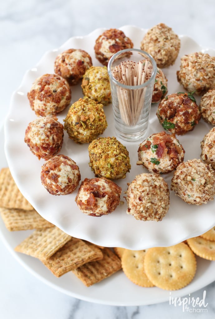 Cheese Truffles // Holiday Bacon-Inspired Appetizers | inspiredbycharm.com