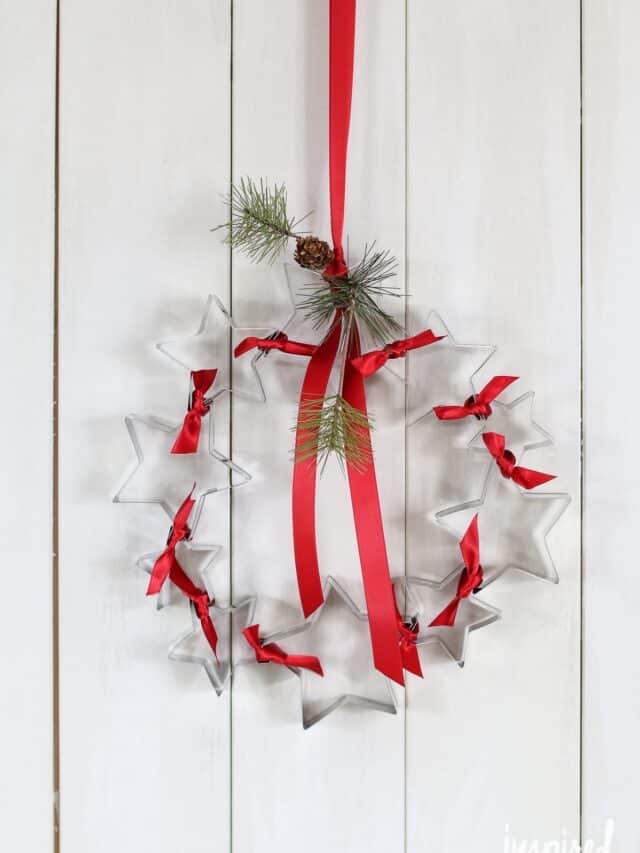 DIY Christmas Wreath DIY Cookie Cutter Wreath