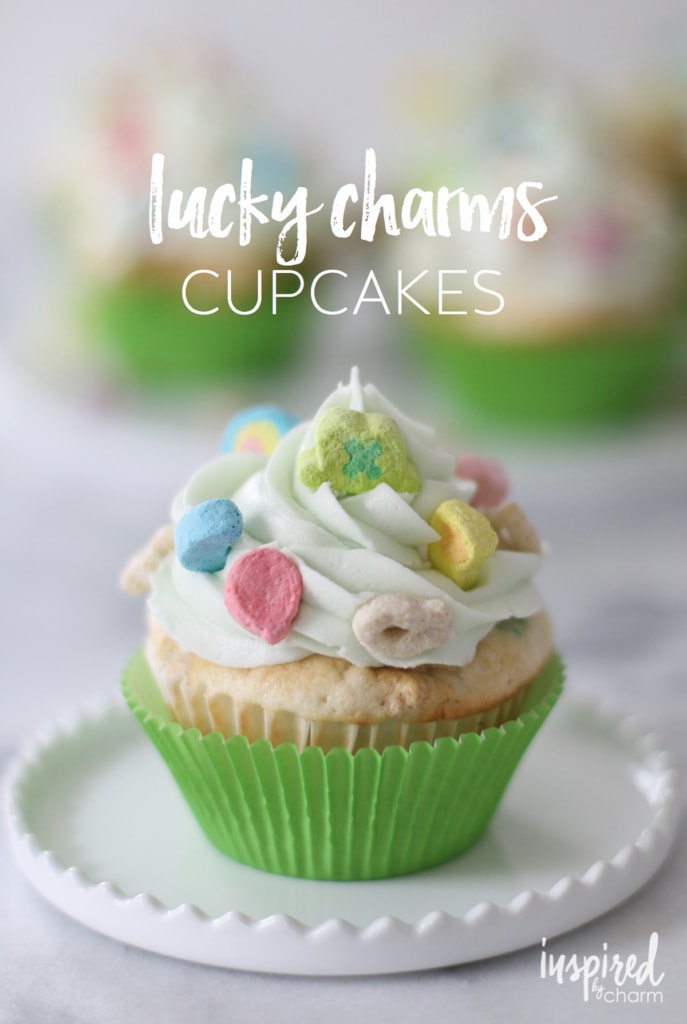 Lucky Charms Cupcakes | inspiredbycharm.com