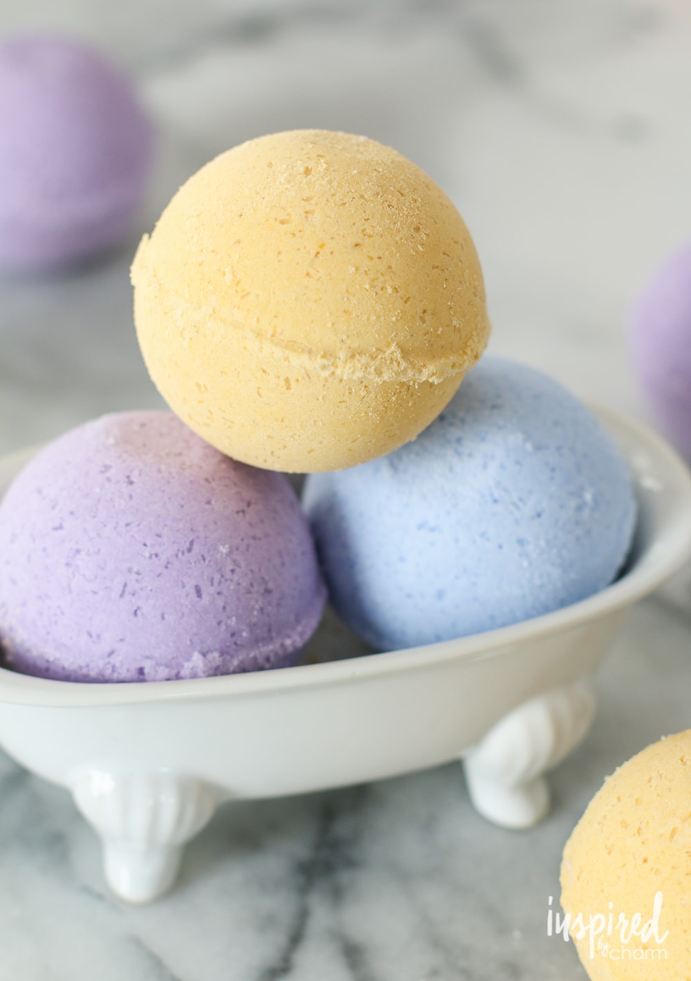 DIY Bath Bombs Inspired By Charm