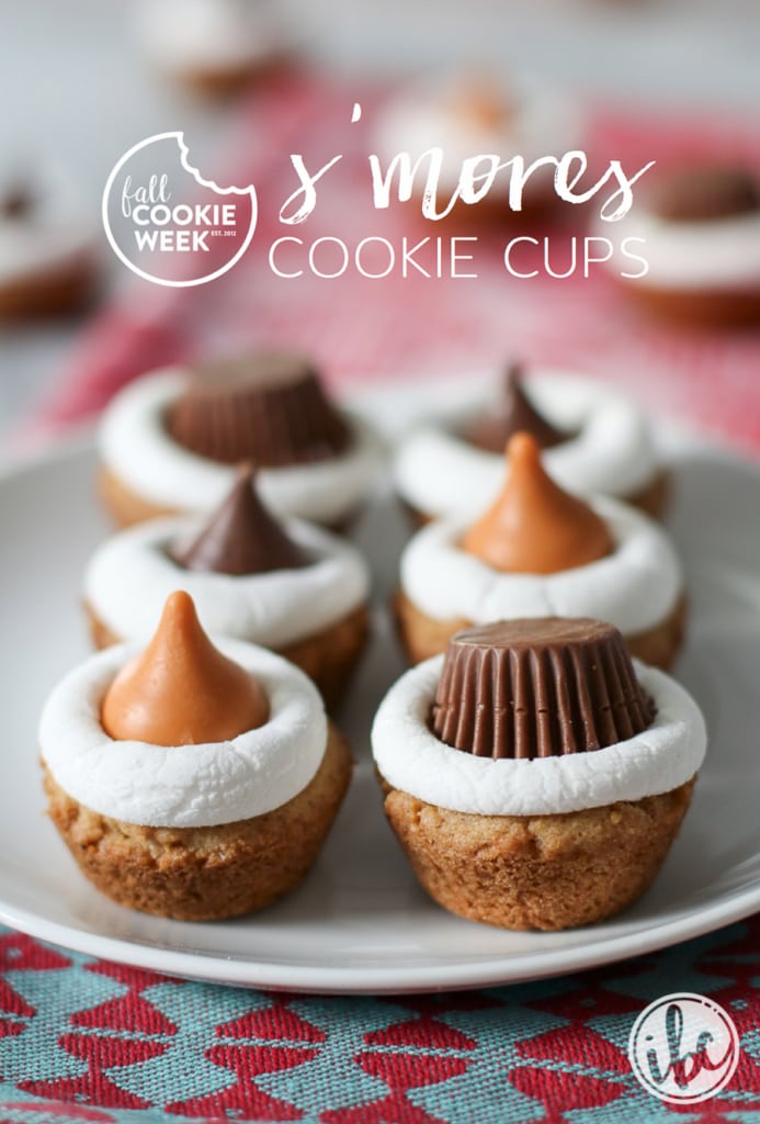 S'mores Cookie Cups | inspiredbycharm.com