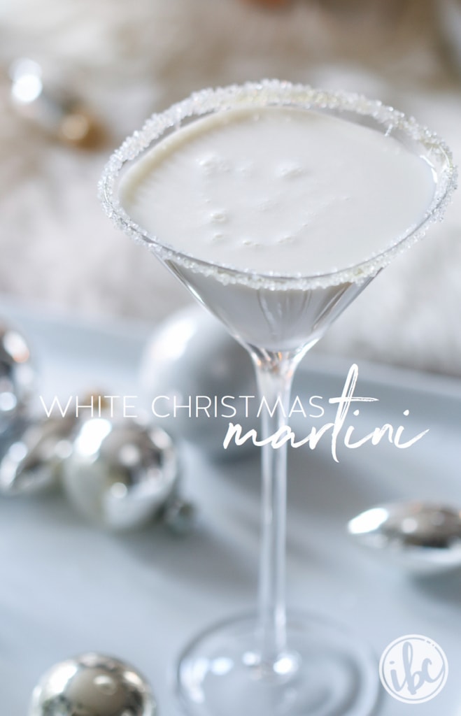 White Christmas Martini | inspiredbycharm.com