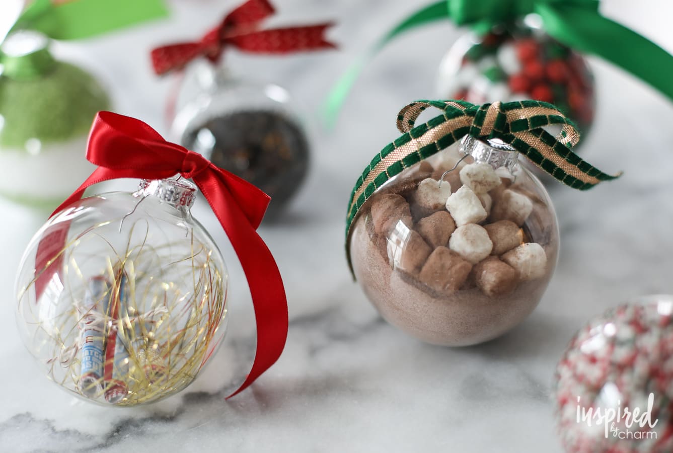 Holiday Gifting with Clear Glass Ornaments