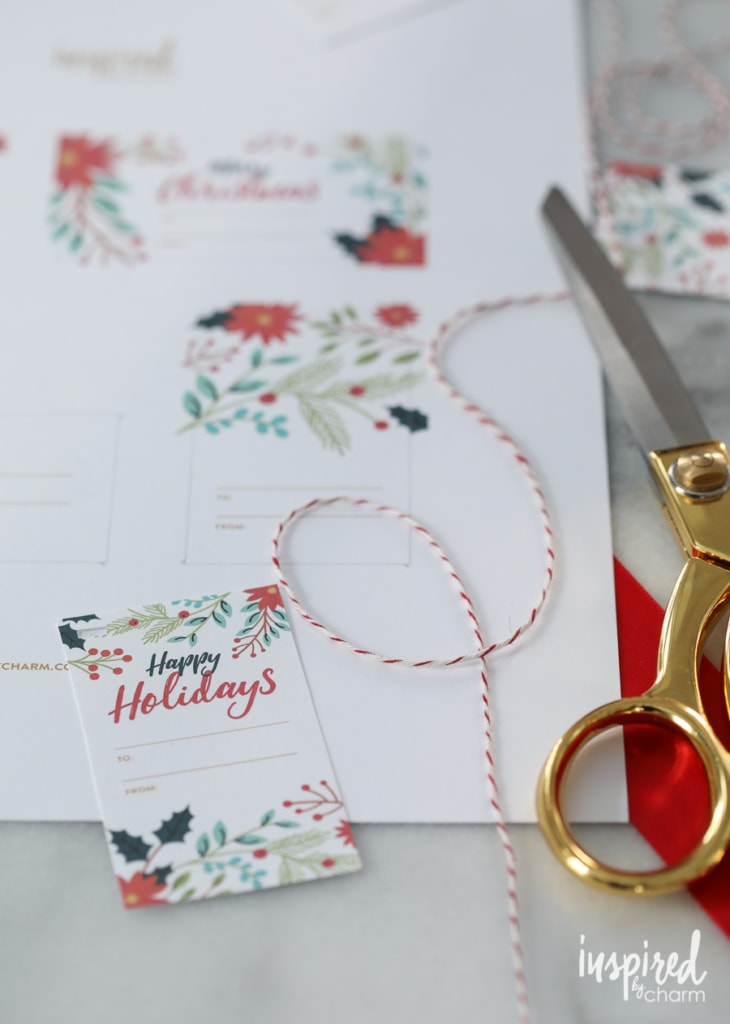 Winter Recipe Card and Gift Tag Printable | Inspired by Charm
